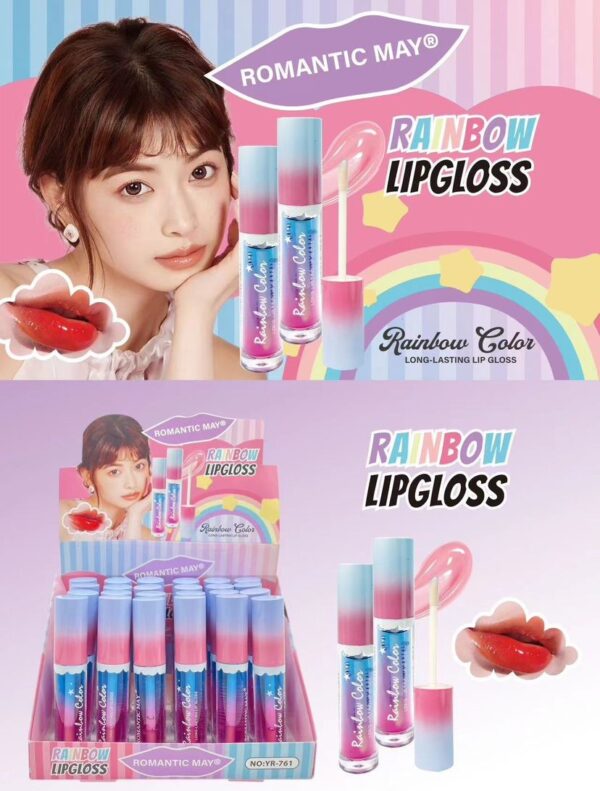 rainbow lips gloss